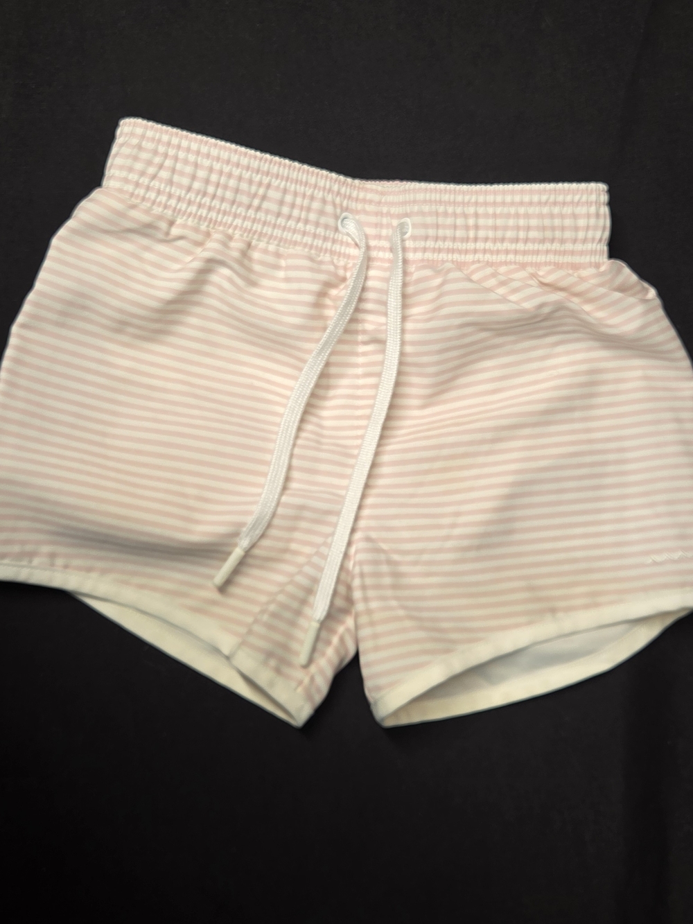 Minnow Swim Pink White Striped Boardshorts Swim Trunks Size 5/6T